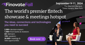 FinovateFall 2024, Supporting as a Partner with Discount Code