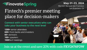 FinovateSpring 2024, Supporting as a Partner with Discount Code
