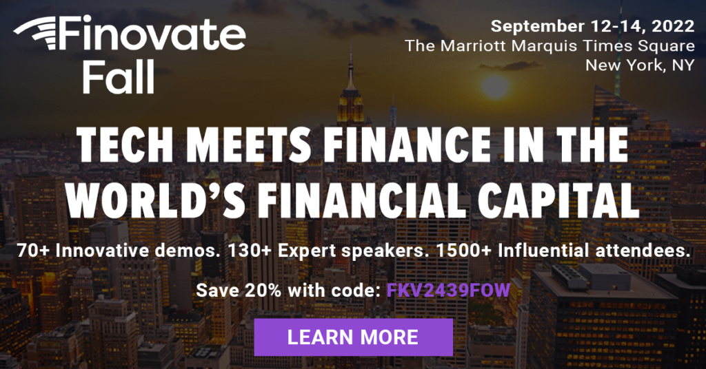 FinovateFall 2022（Discount Code Provided）